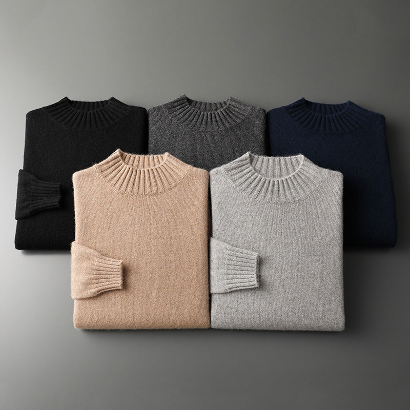 Kashmirtröja med Halvpolo – Unisex