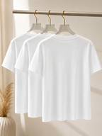 3-Pack Basic T-shirts i Bomull