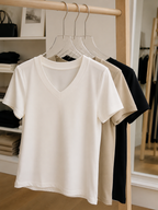 3-Pack V-ringade Basic T-shirts