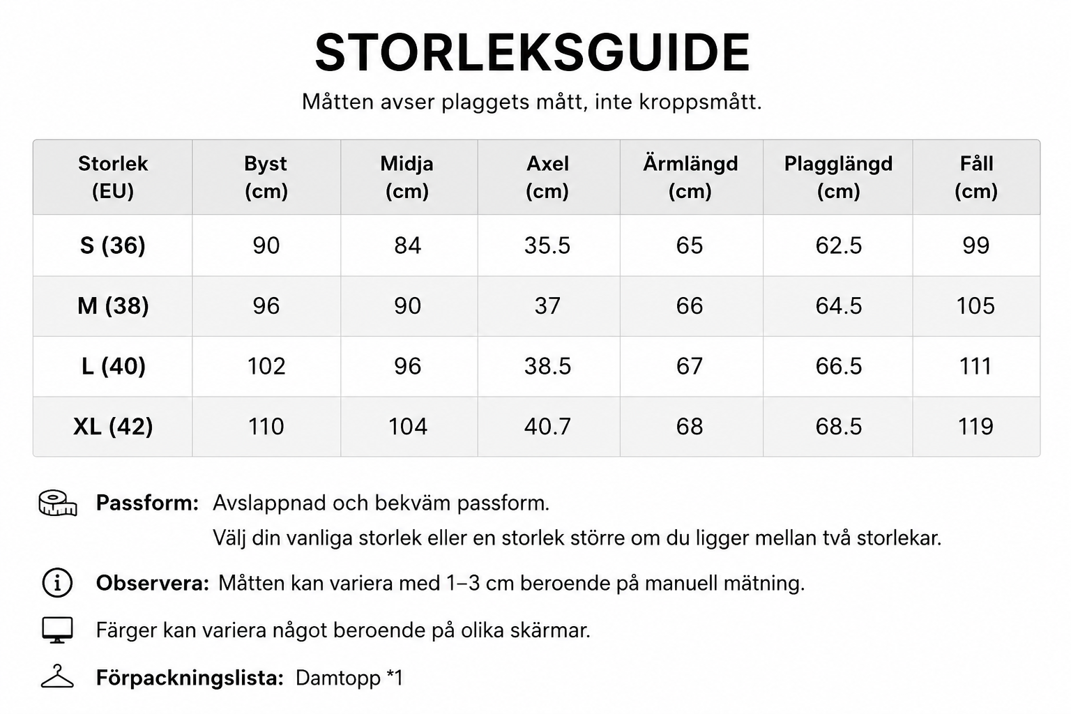 Ribbad Långärmad Topp