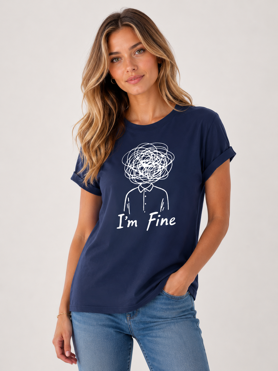 T-shirt med Tryck