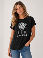 T-shirt med Tryck