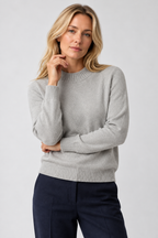 Kashmirtröja med Halvpolo – Unisex