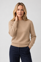 Kashmirtröja med Halvpolo – Unisex