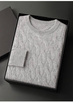 Kabelstickad-kashmirtroja-gra-4 - Dammode [product_title] [variant_title] dam basplagg