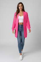 Stickad-Cardigan-rosa-1 - Dammode [product_title] [variant_title] dam basplagg