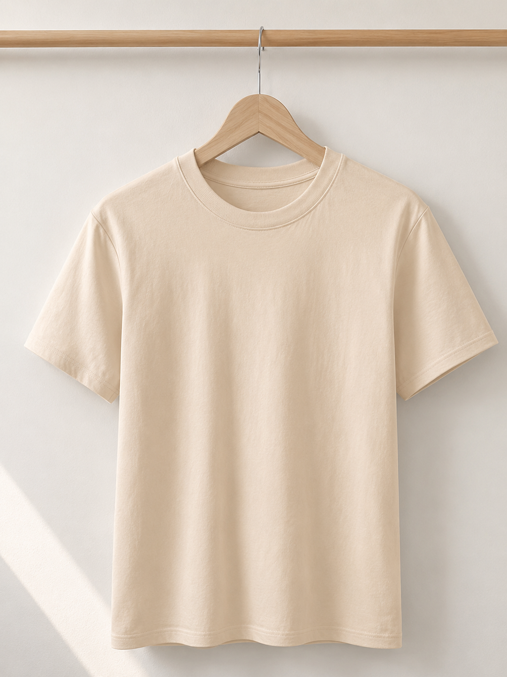 Basic T-shirt – Minimalistisk och Bekväm Vardagstopp