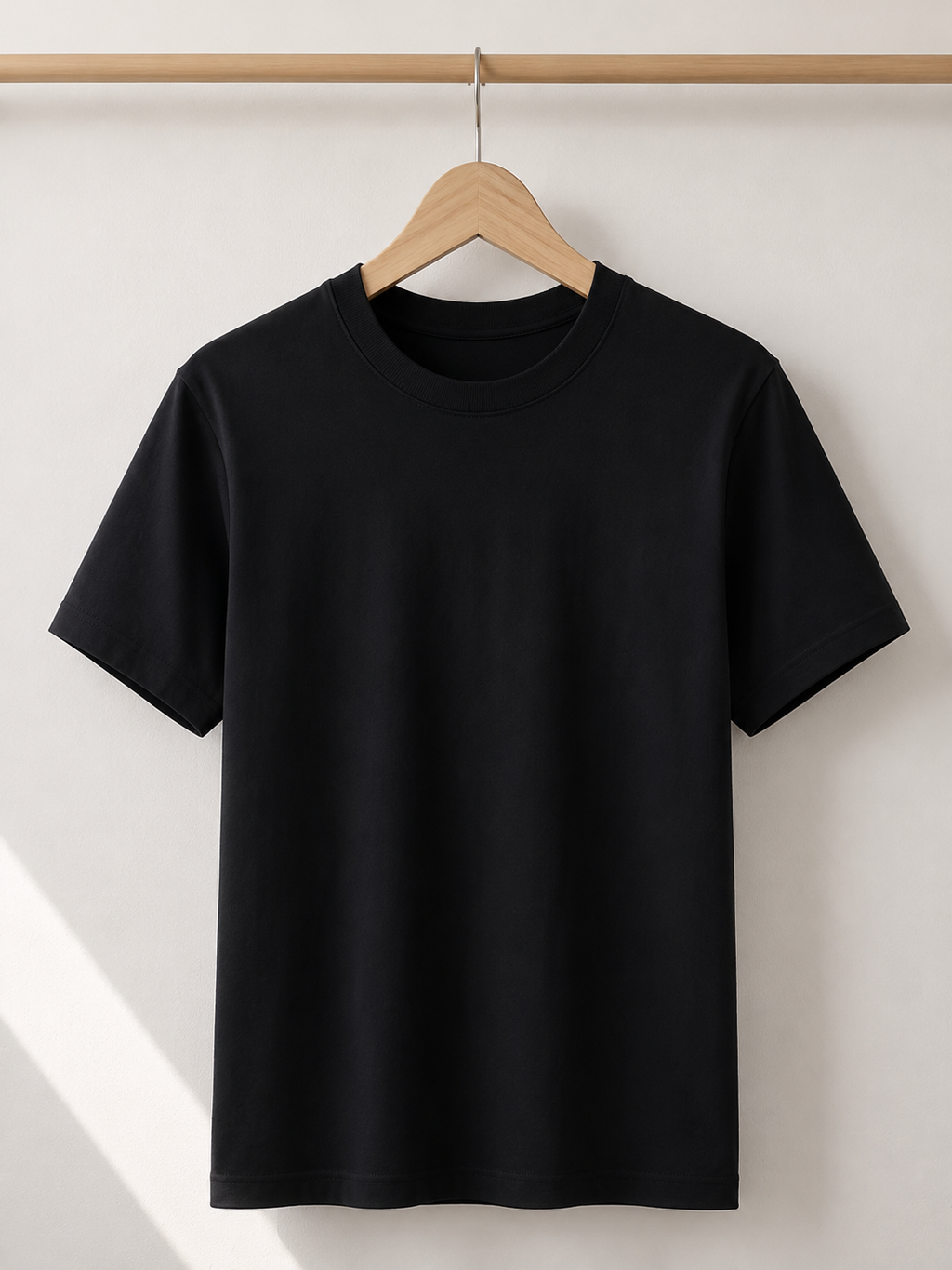 Basic T-shirt – Minimalistisk och Bekväm Vardagstopp