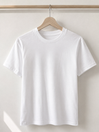 Basic T-shirt – Minimalistisk och Bekväm Vardagstopp