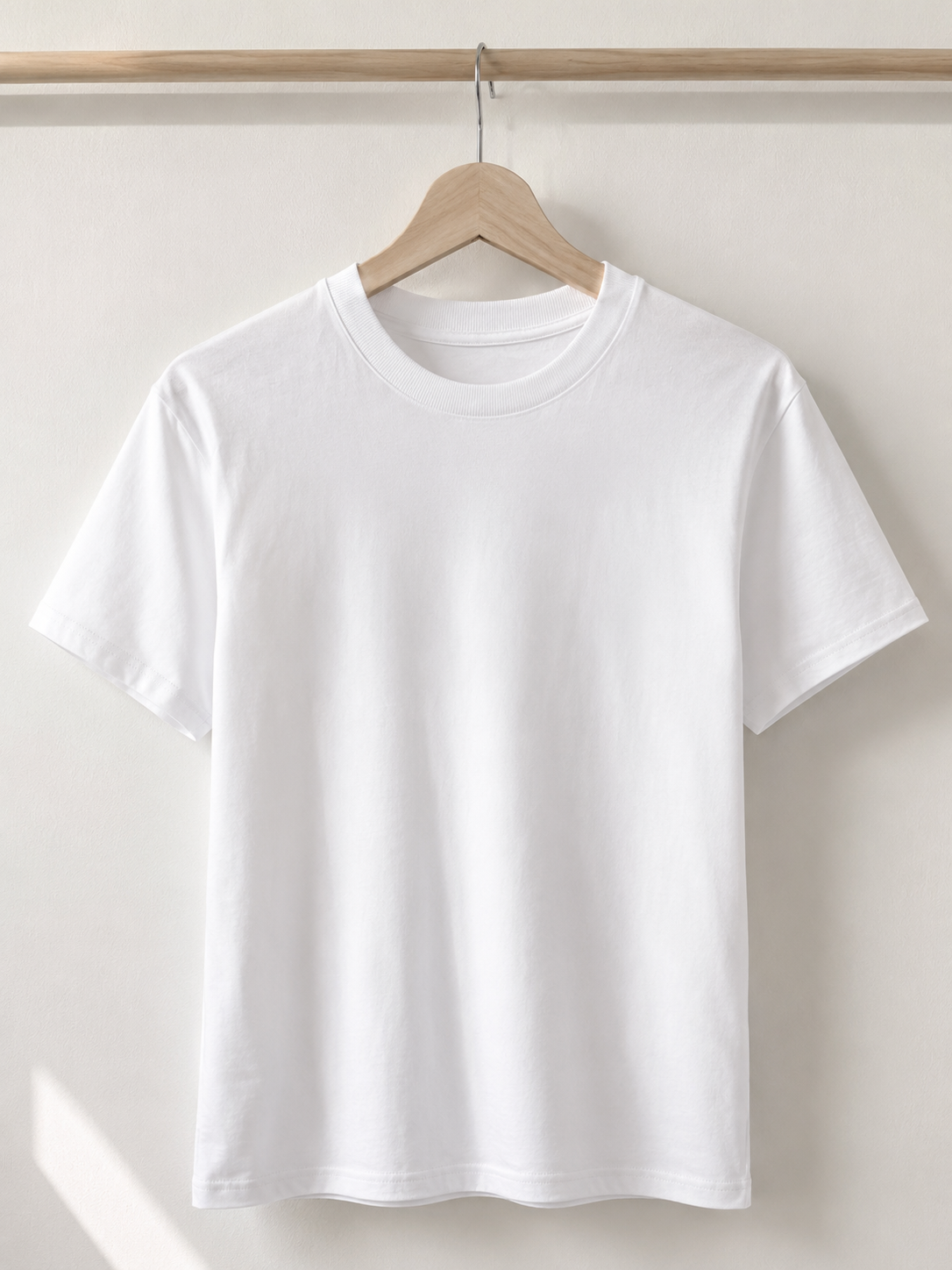 Basic T-shirt – Minimalistisk och Bekväm Vardagstopp