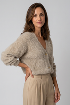 dammode-mjuk-fluffig-cardigan-aprikos-1 - Dammode [product_title] [variant_title] dam basplagg