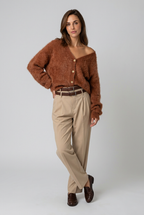 dammode-mjuk-fluffig-cardigan-brun - Dammode [product_title] [variant_title] dam basplagg