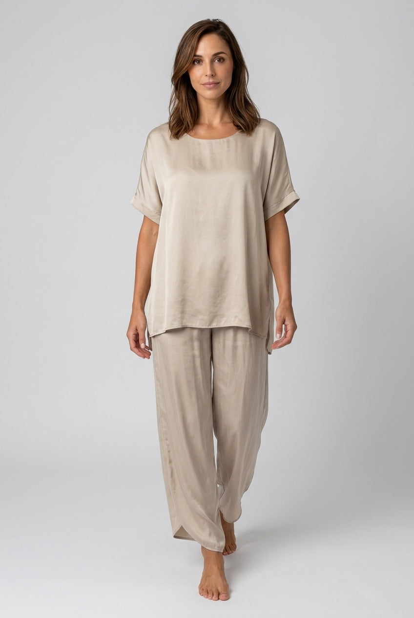 dammode-tvadelat-set-topp-vida-byxor-dam-kaki - Dammode [product_title] [variant_title] dam basplagg