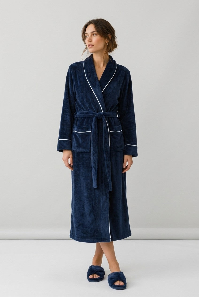 Mjuk Flanellmorgonrock– Unisex