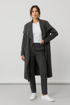 Lång Stickad Cardigan