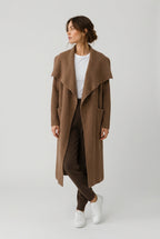 Lång Stickad Cardigan