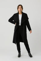 Lång Stickad Cardigan