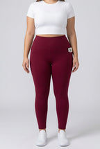 Mila Plus Size Träningstights med Fickor