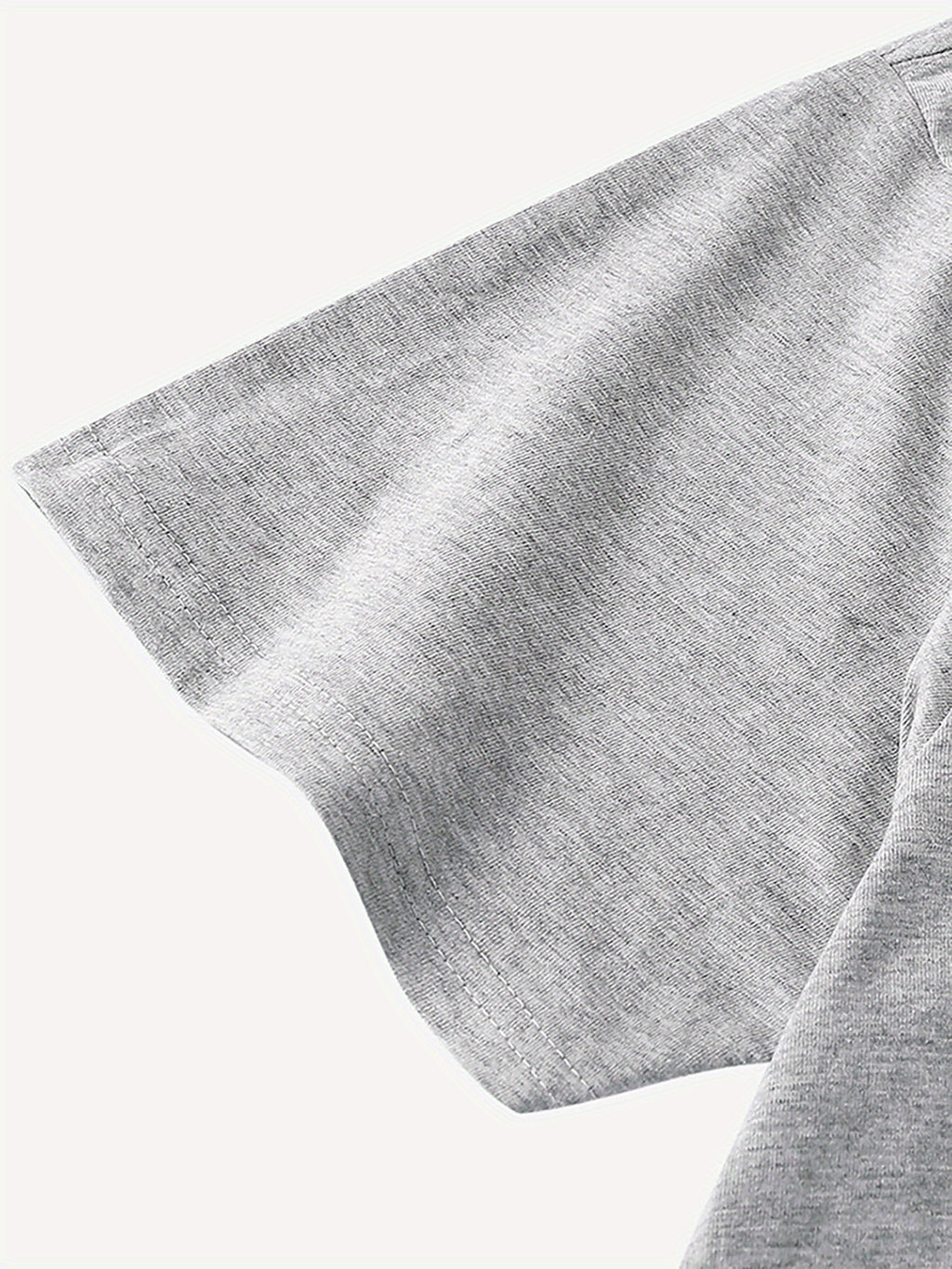 Gray fabric on a white background