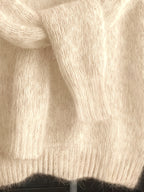 Close-up of beige fabric texture