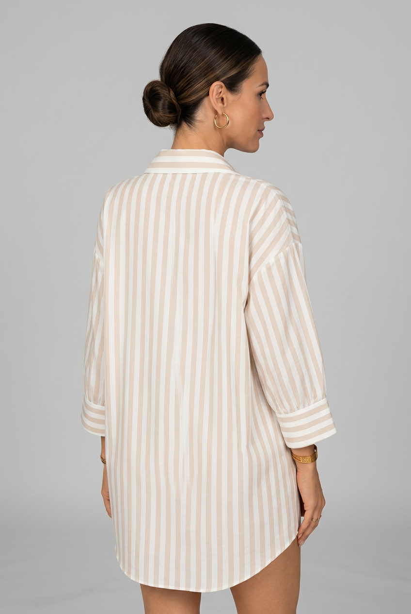 randig-damblus-dammode-beige - Dammode [product_title] [variant_title] dam basplagg