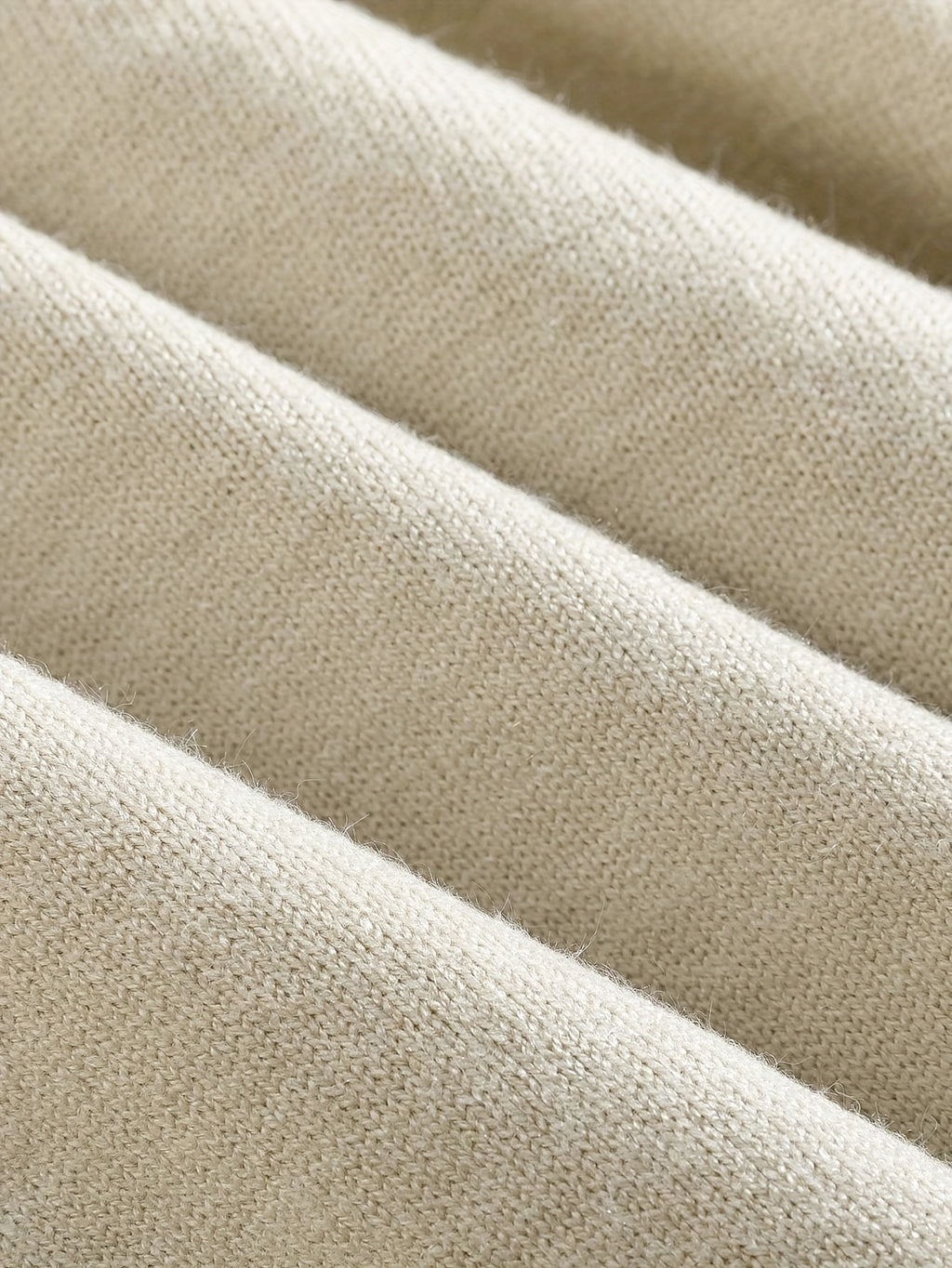 Close-up of beige fabric swatches