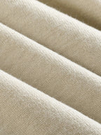 Close-up of beige fabric swatches