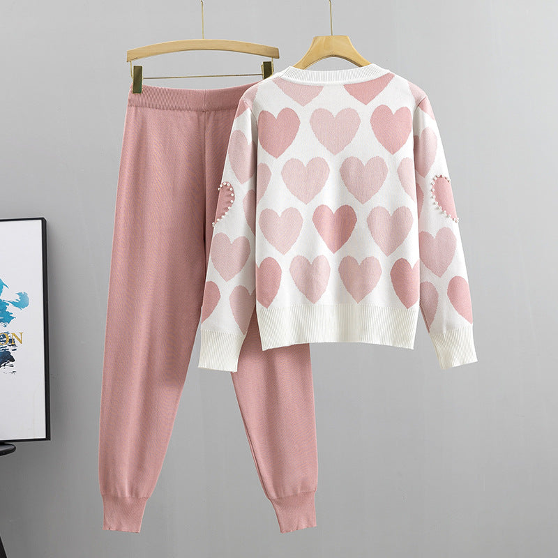 stickat set rosa