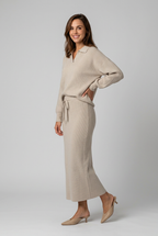 stickat-tvadelat-set-troja-midikjol-beige-1 - Dammode [product_title] [variant_title] dam basplagg