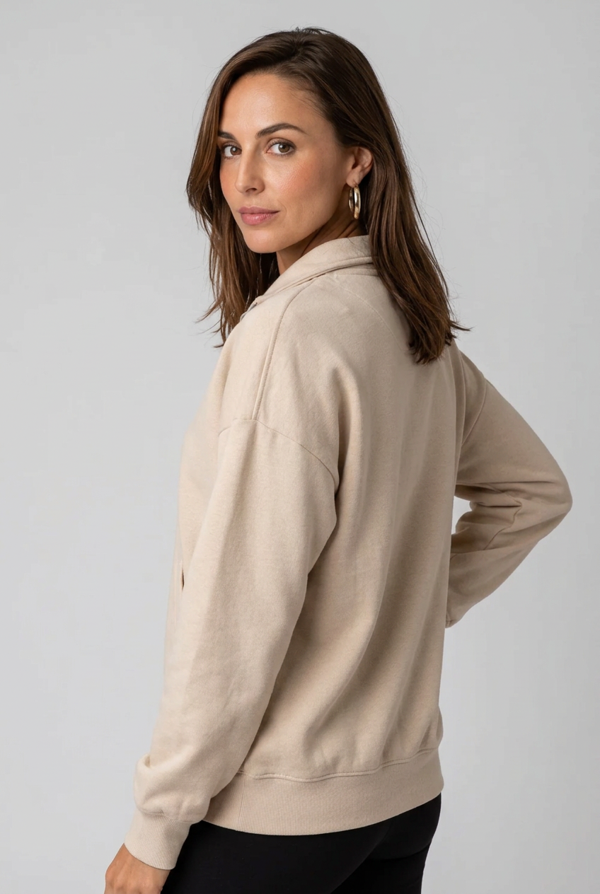 sweatshirt-dammode-beige - Dammode [product_title] [variant_title] dam basplagg