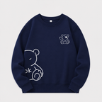 Sweatshirt med Björnmotiv