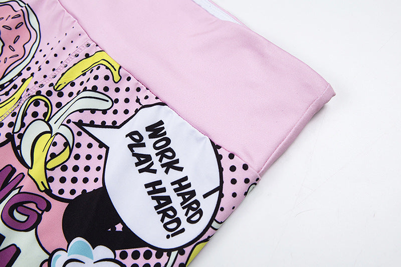 Träningsset med Pop Art-Print