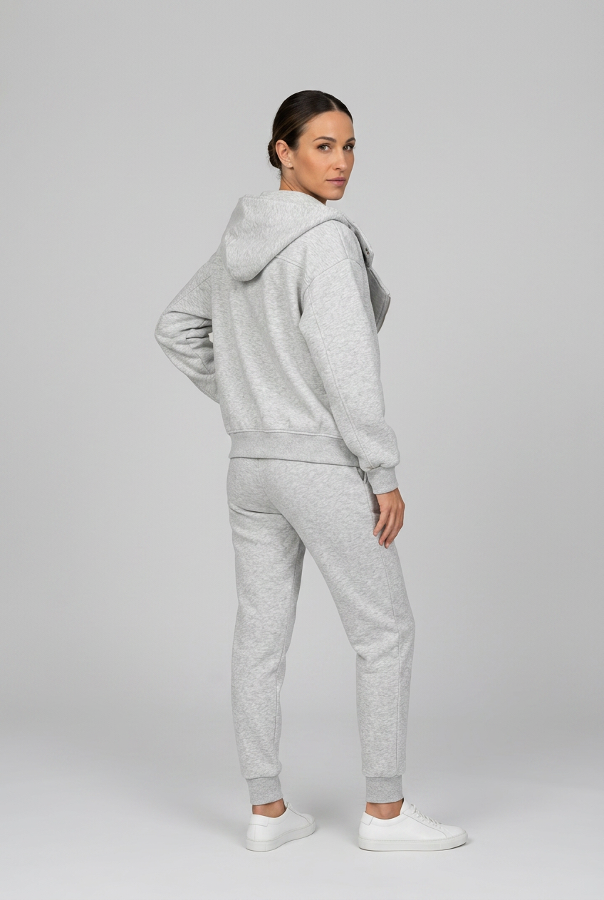 women-asymmetric-zip-hoodie-grey-3 - Dammode [product_title] [variant_title] dam basplagg