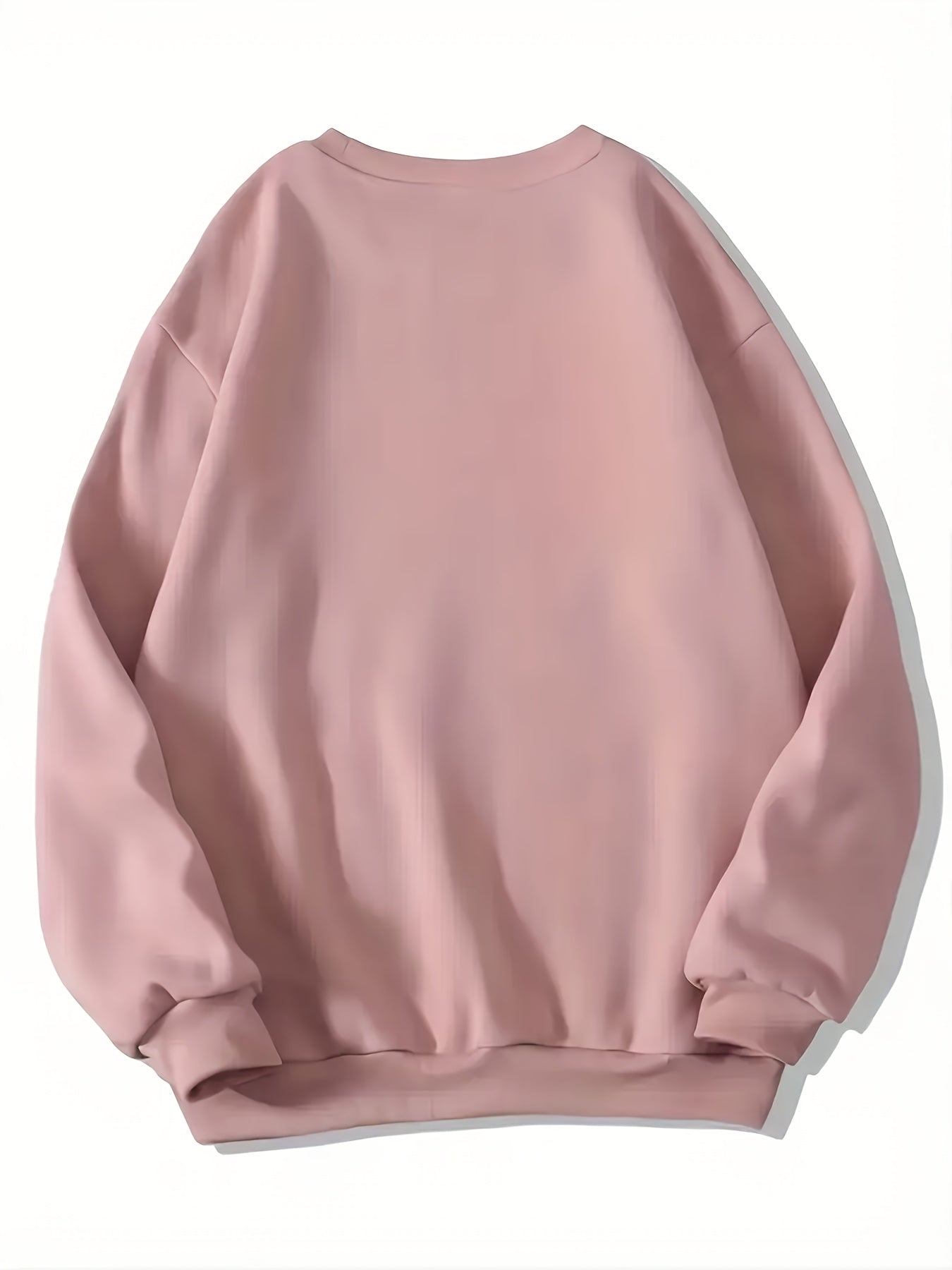 Pink sweatshirt on a white background