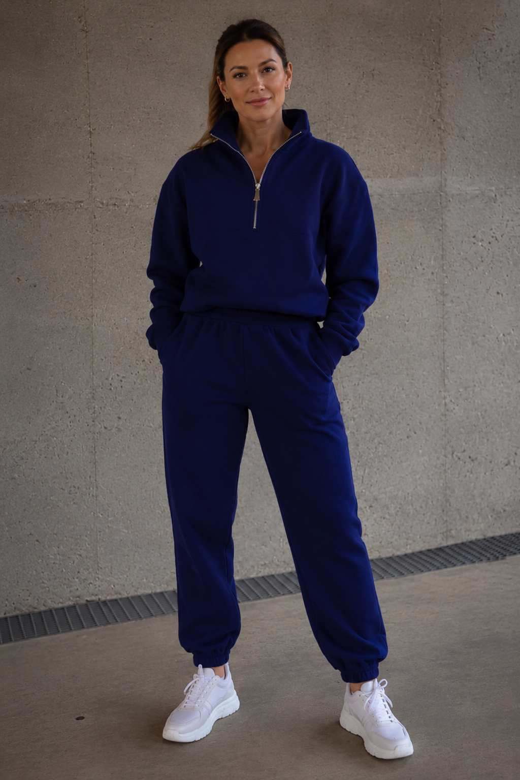 womens-zip-sweatshirt-jogger-set-green-marinbla - Dammode [product_title] [variant_title] dam basplagg